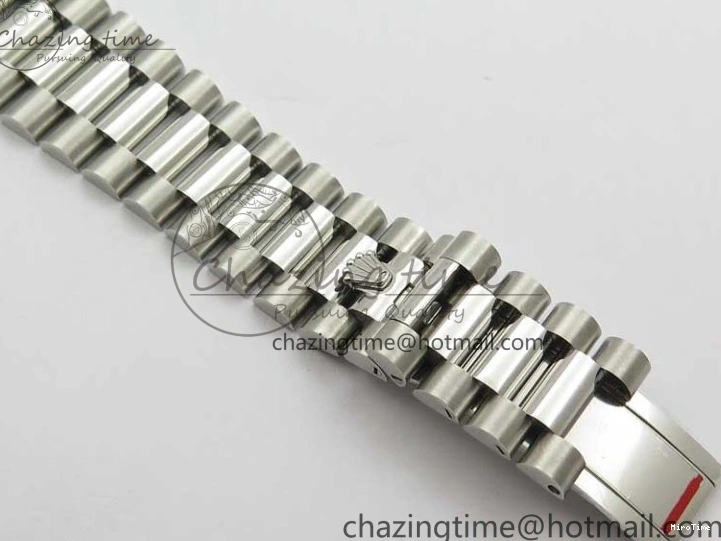 MiroTime 0307 Neat Day-Date 40mm 228239 BP New Dial Version 904 SS RG Stick Markers Dial on SS President Bracelet A 2819